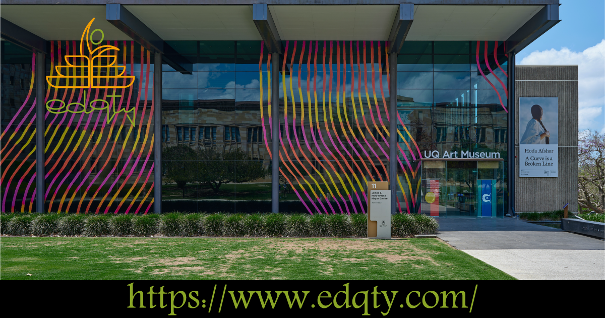 A modern and colorful building at Queensland University of Technology (QUT) showcasing its innovative environment and entrepreneurial focus in engineering