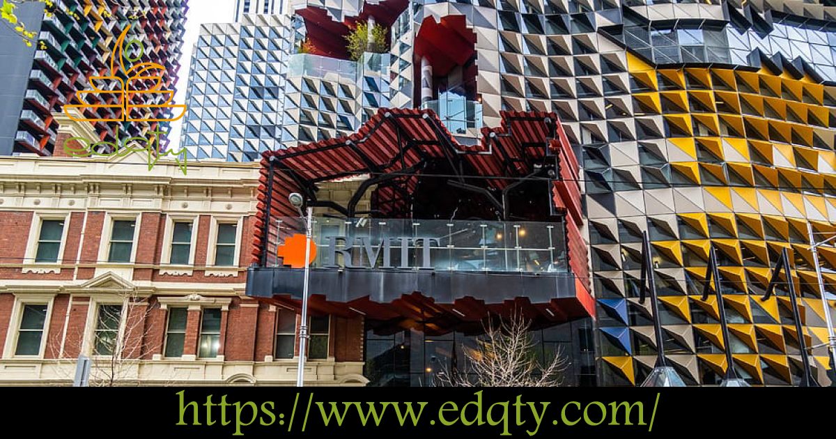 The vibrant and modern RMIT University campus in Melbourne reflecting its focus on applied technology and industry collaboration