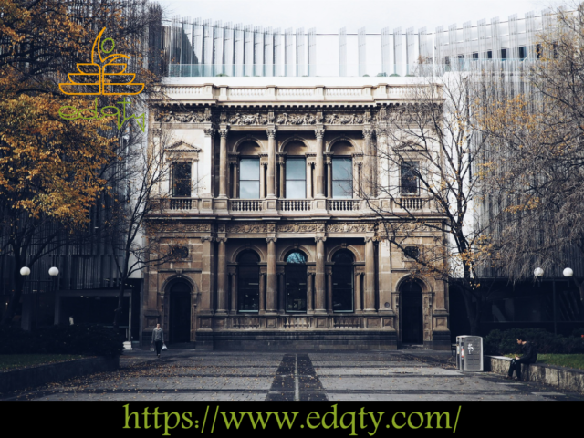 A historic building on a university campus in Australia representing the academic excellence and cultural heritage of the top engineering universities in Australia